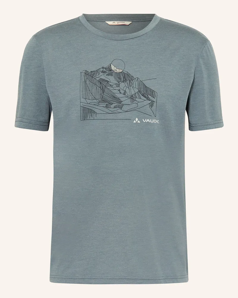 Vaude T-Shirt Tekoa Iii gruen Blaugrau