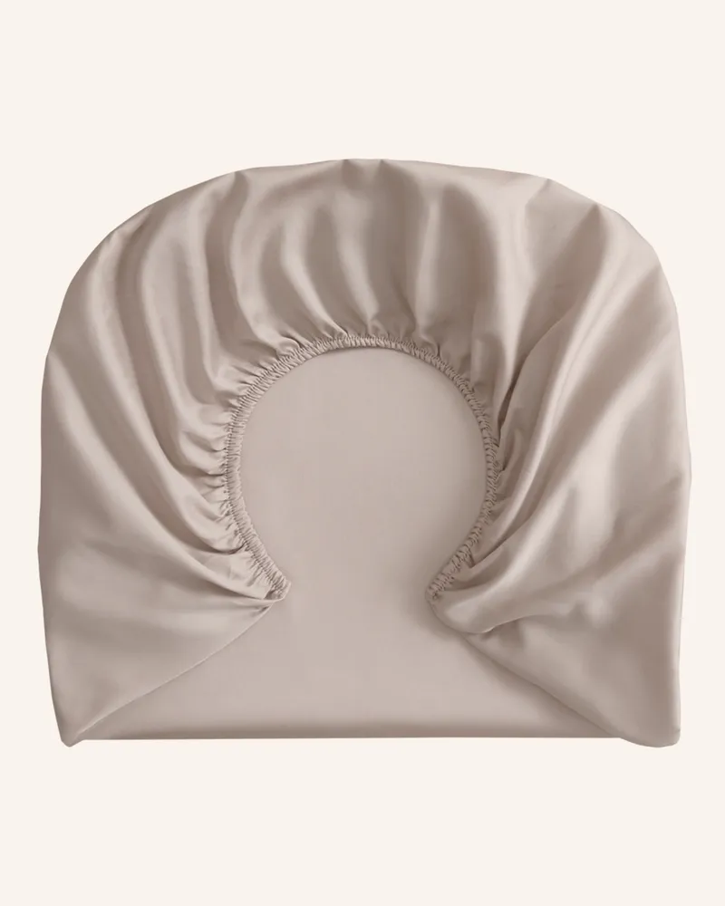 ROYFORT Spannbettlaken BAUMWOLLE Taupe