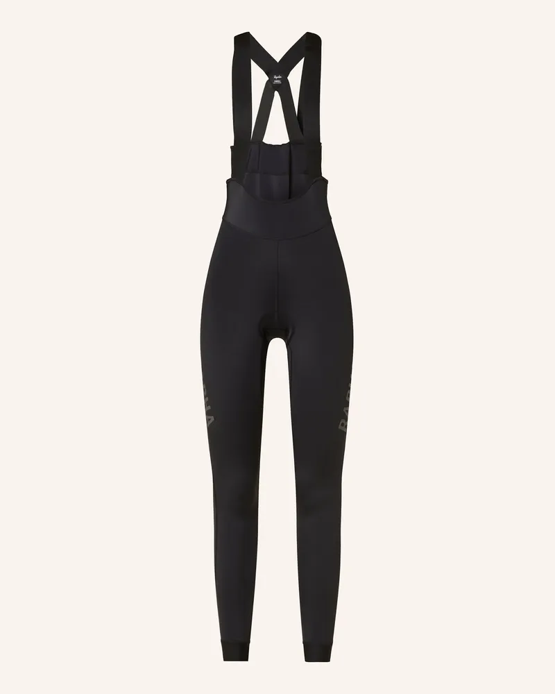 Rapha Radhose PRO TEAM LIGHTWEIGHT mit Trägern und gepolstertem Einsatz Schwarz