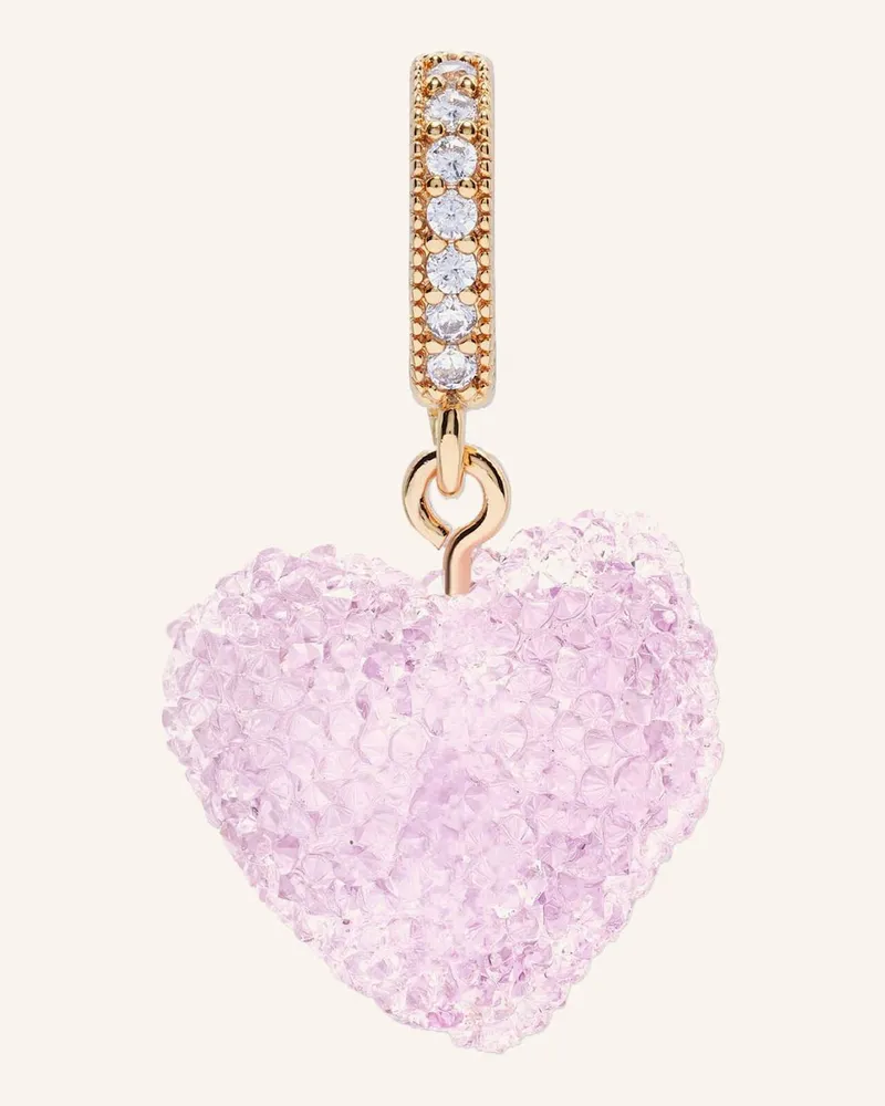 CRYSTAL HAZE Anhänger JELLY HEART TUTTIFRUTTI by GLAMBOU Gold