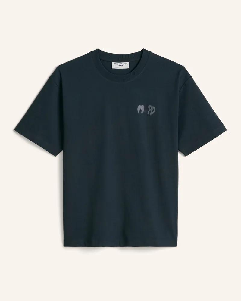 Marc O'Polo T-Shirt blau Dunkelblau