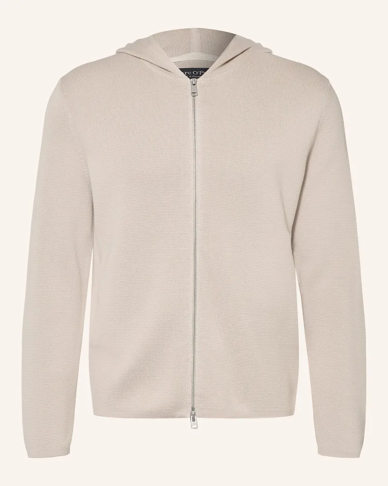 Marc O'Polo Strickjacke beige Hellgrau