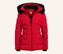 Steppjacke BELVITESSE MEDIUM mit abnehmbarem Kunstfell