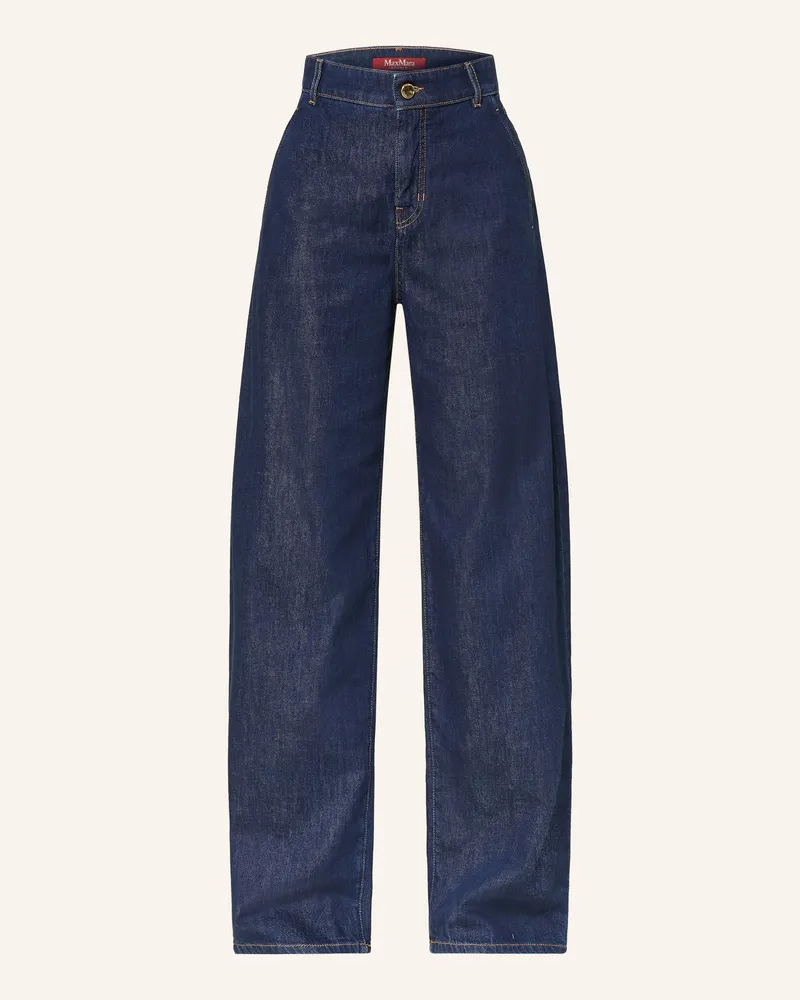 Max Mara Barrel Jeans Conico blau 001
