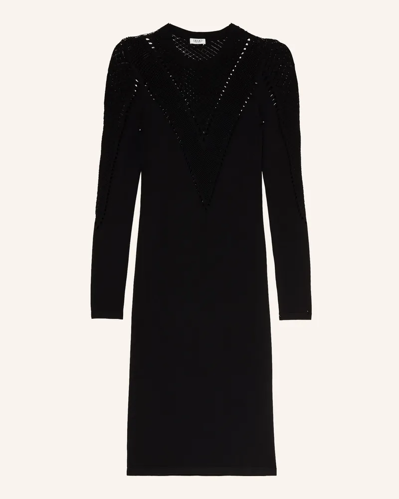 Liu Jo Strickkleid schwarz Schwarz