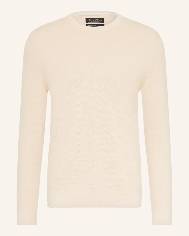Marc O'Polo Piqué-Pullover Beige