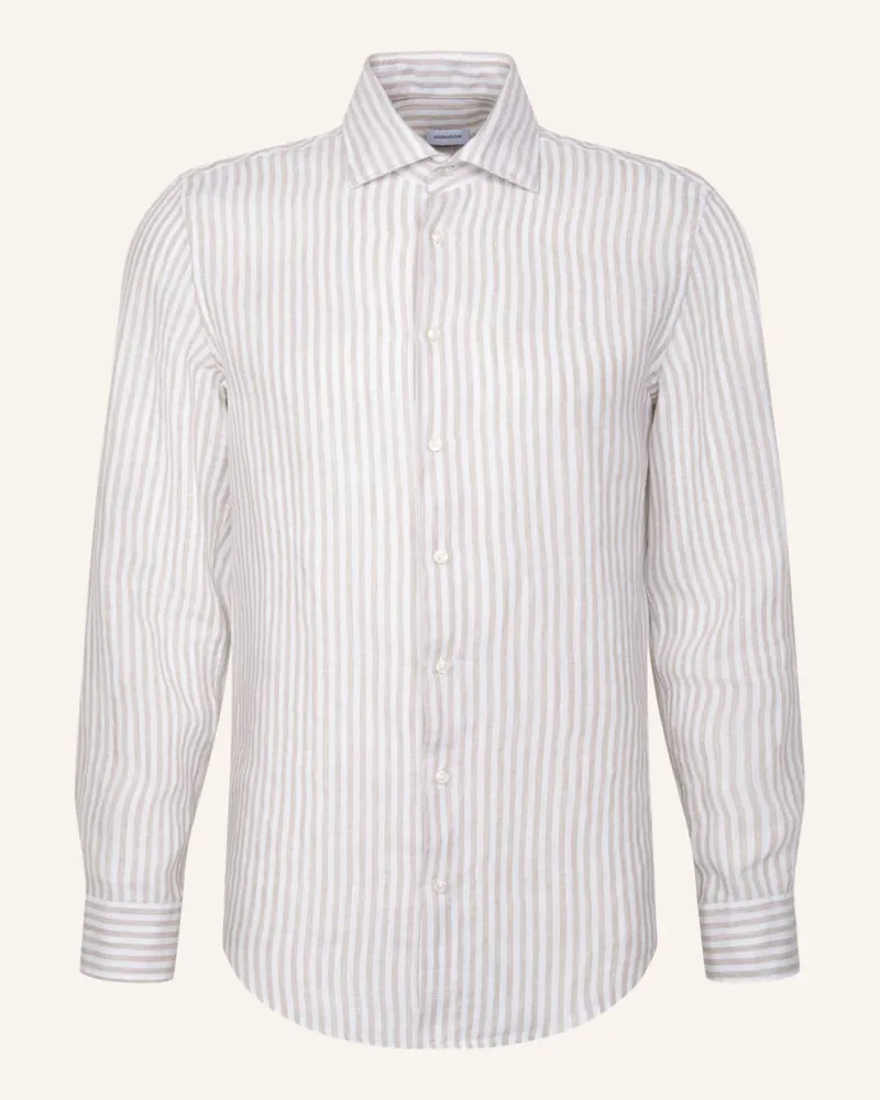 Seidensticker Leinenhemd Slim Fit beige Beige