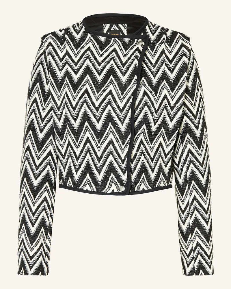 HUGO BOSS Cropped Blouson JIJACA Weiss