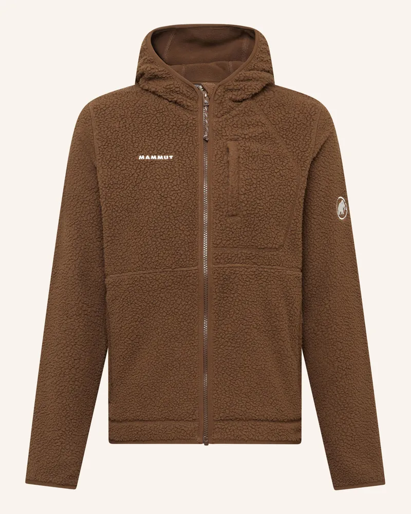 Mammut Teddyfell-Jacke Falera Pro Ml Hooded braun Braun