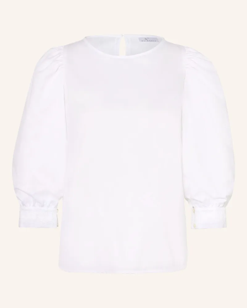 WALDORFF Blusenshirt Mit 3/4-Arm weiss Weiss