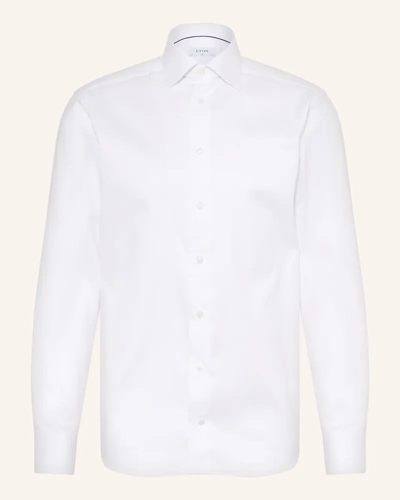 Eton Hemd Slim Fit weiss Weiss