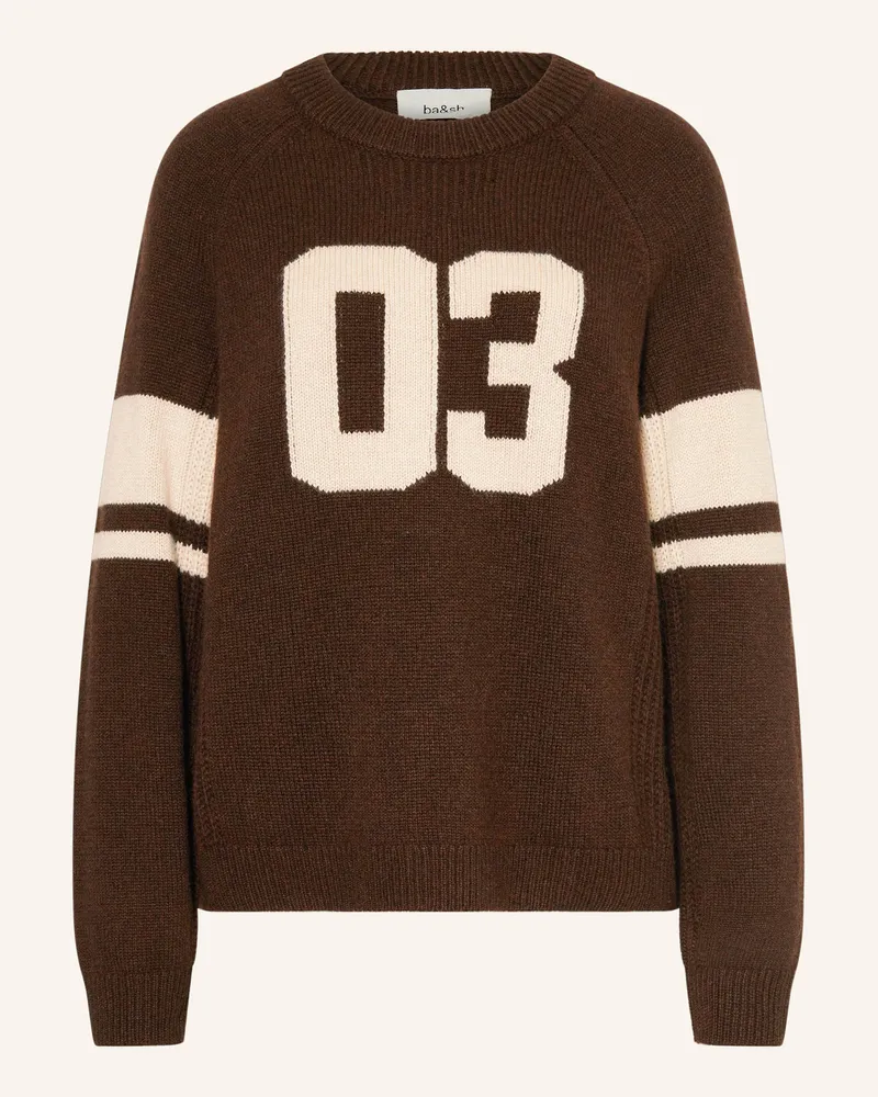 ba&sh Cashmere-Pullover COBE Dunkelbraun