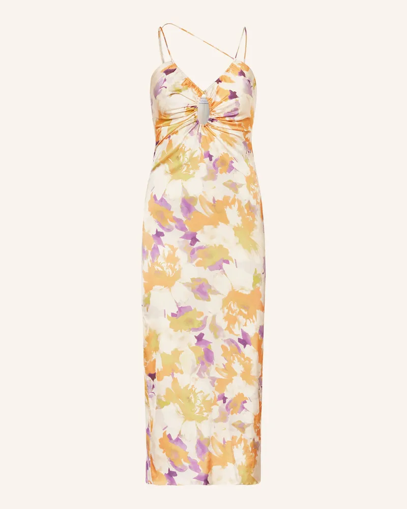Patrizia Pepe Kleid mit Cut-out Hellbraun