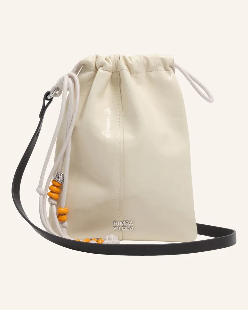 BIMBA Y LOLA Mini-Ledertasche Paper weiss Weiss