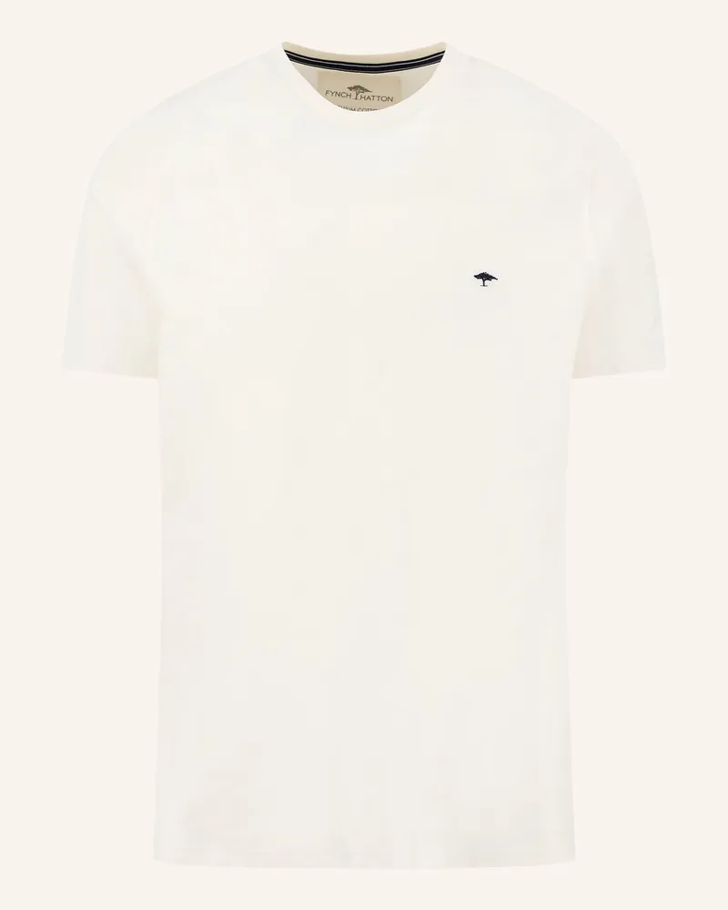 Fynch-Hatton T-Shirt weiss Creme