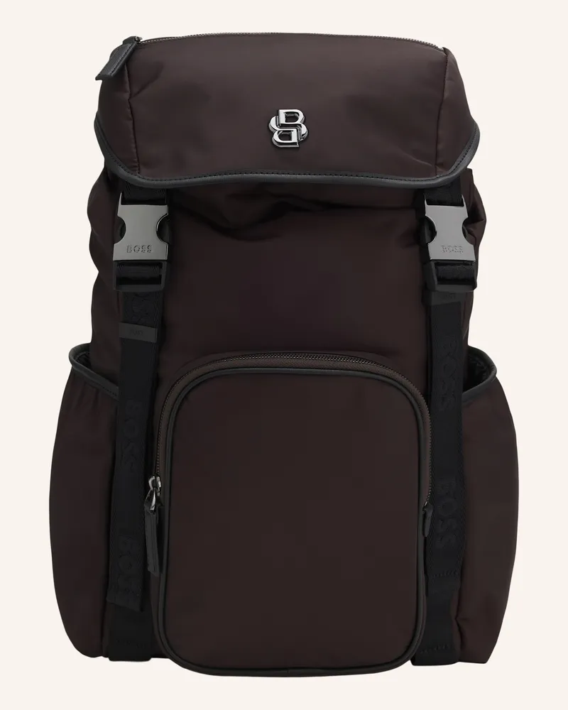 HUGO BOSS Rucksack B_ICON_BACKPACK Dunkelbraun