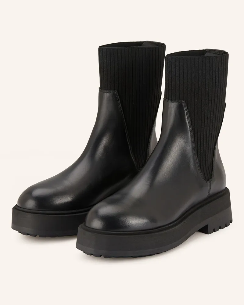 Flattered Chelsea-Boots Aurora schwarz Schwarz