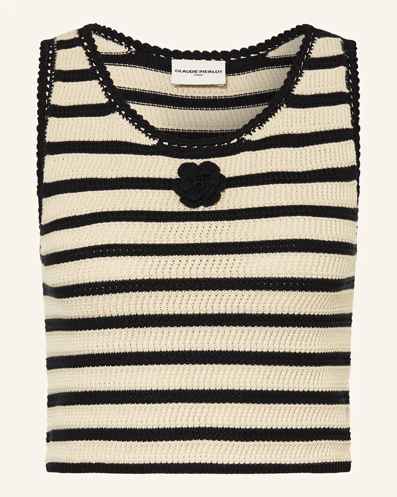 Claudie Pierlot Stricktop Schwarz