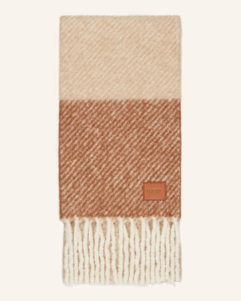 Loewe Schal mit Alpaka Creme