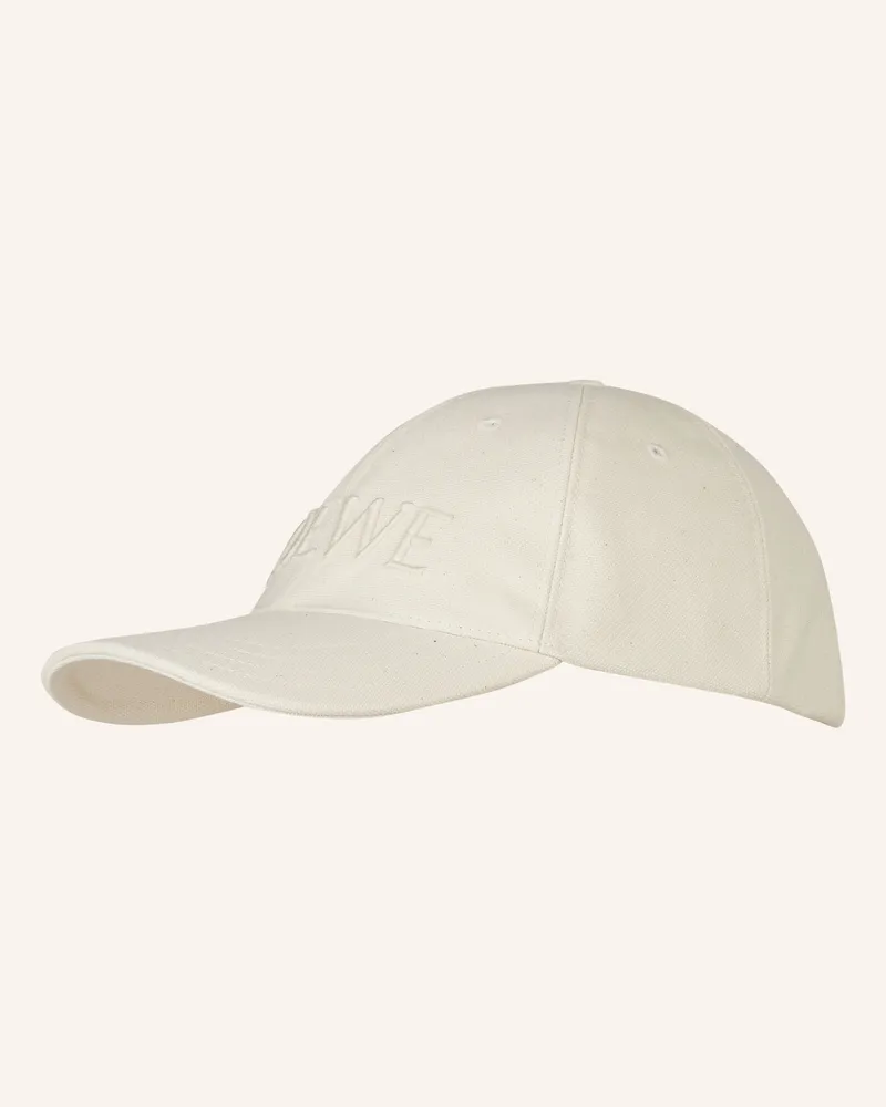 Loewe Cap weiss Ecru