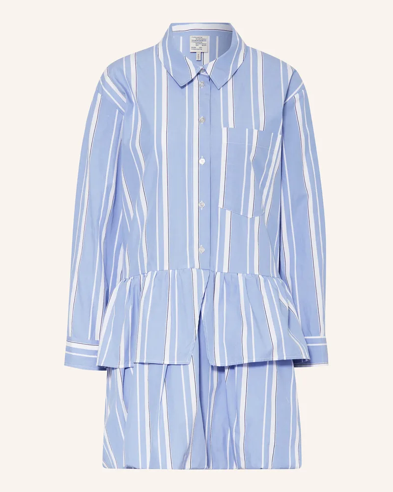 Baum und Pferdgarten Kleid Annalea blau Hellblau