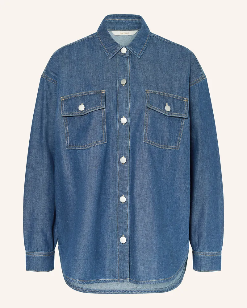 Barbour Jeansbluse WOODROW Dunkelblau