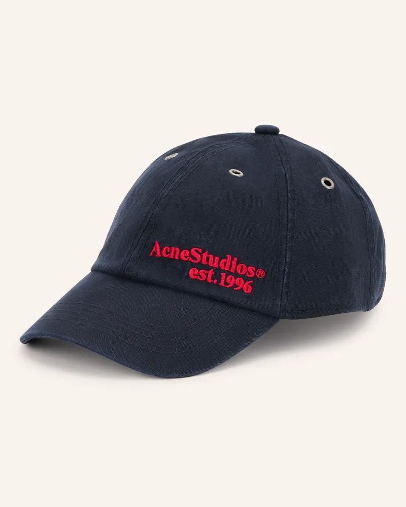 Acne Studios Cap blau Dunkelblau