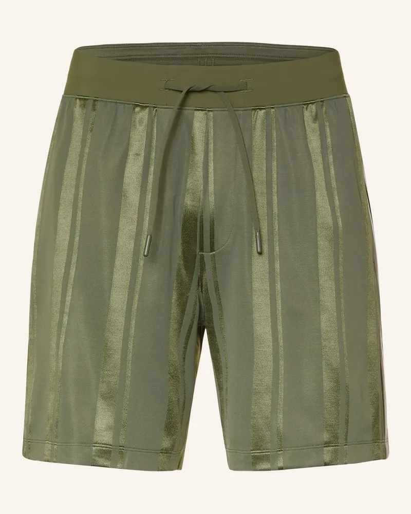 LULULEMON Trainingsshorts Stripe gruen Dunkelgrün