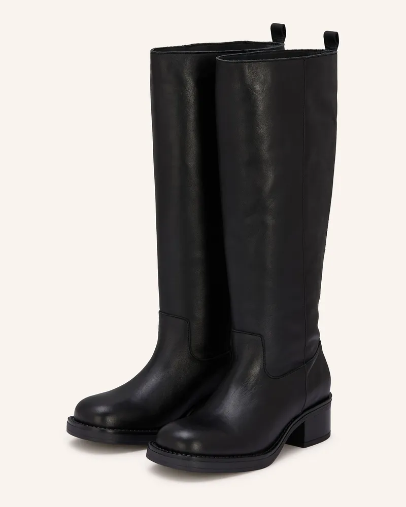 Mrs & HUGS Stiefel Schwarz