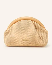 J.W.Anderson Clutch THE BUMPER Beige