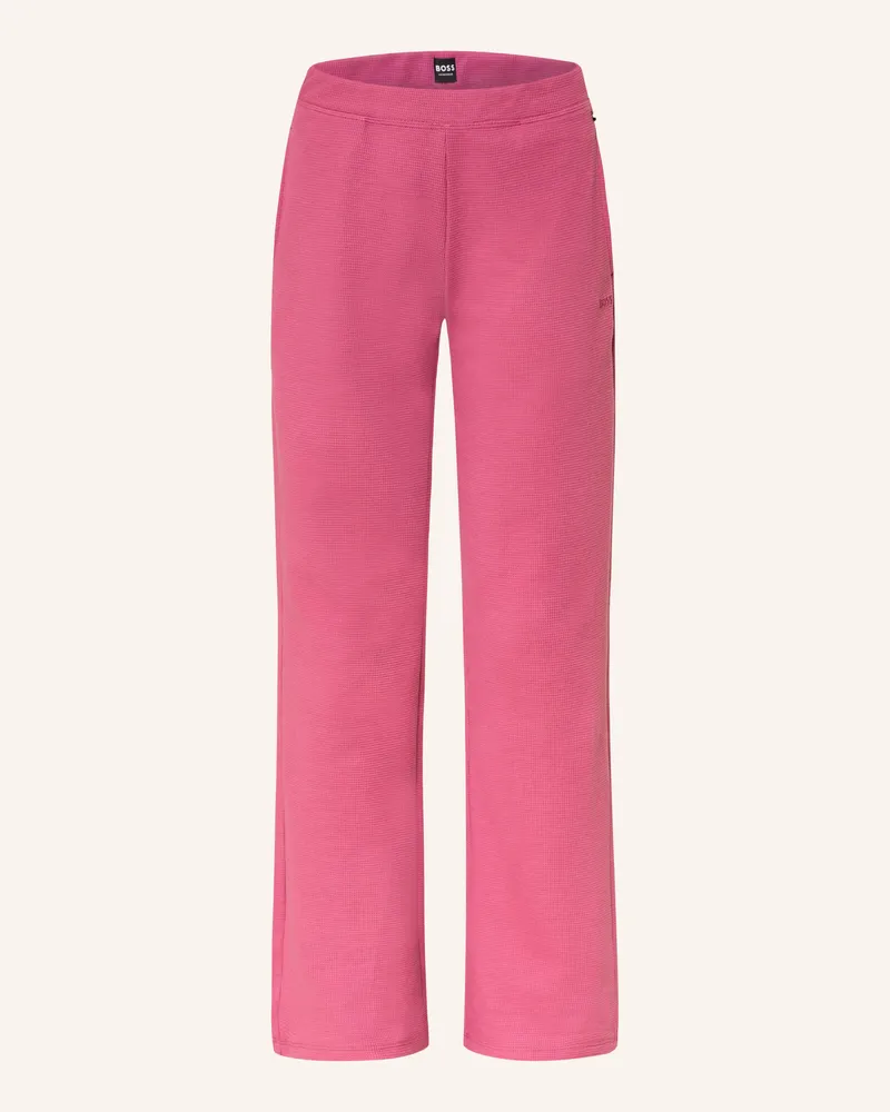 HUGO BOSS Schlafhose Waffle pink Fuchsia