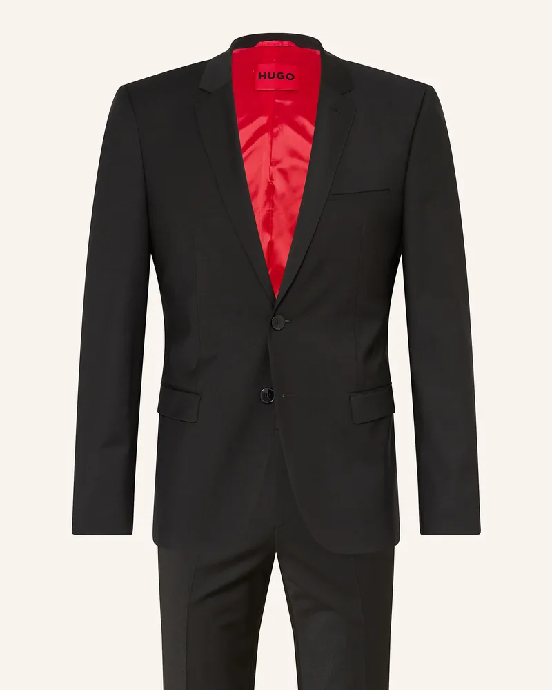 HUGO BOSS Anzug ARTI/HESTEN Extra Slim Fit Schwarz
