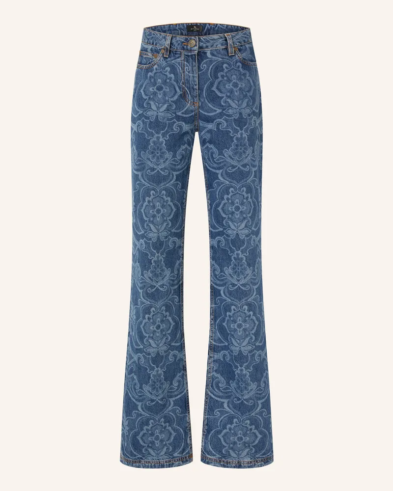 Etro Bootcut Jeans blau S9880