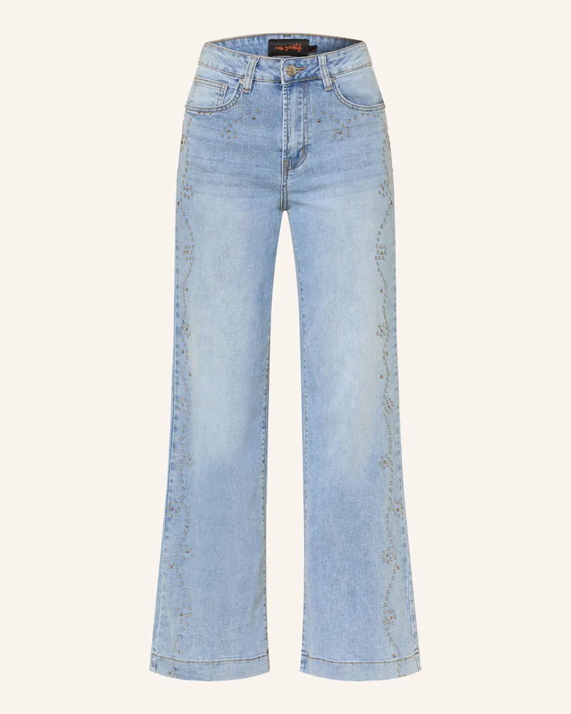 Miss Goodlife Flared Jeans Mit Nieten blau 24