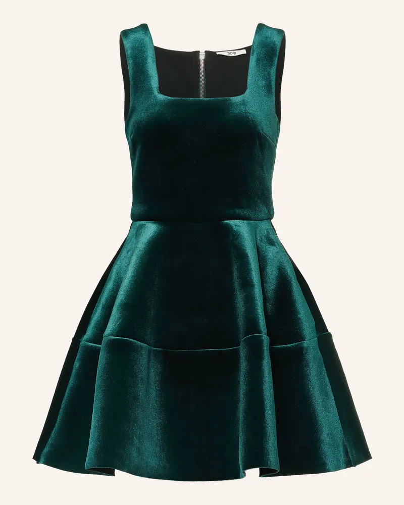 Maje Samtkleid gruen Dunkelgrün
