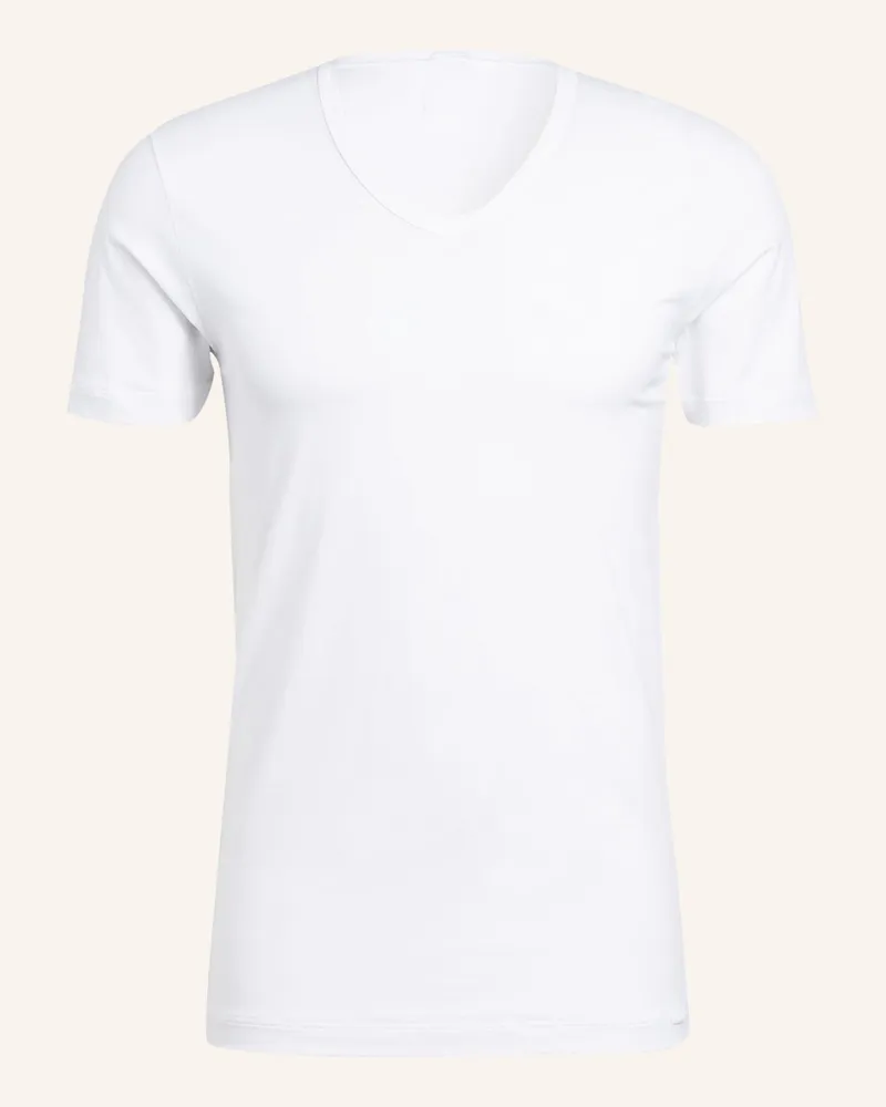 Calida V-Shirt Focus weiss Weiss