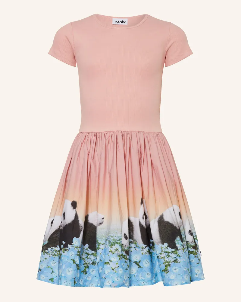 Molo Kleid CISSA im Materialmix Hellrot
