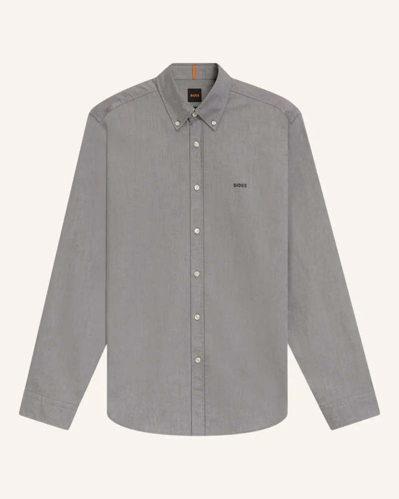 HUGO BOSS Hemd RICKERT_M Regular Fit Grün
