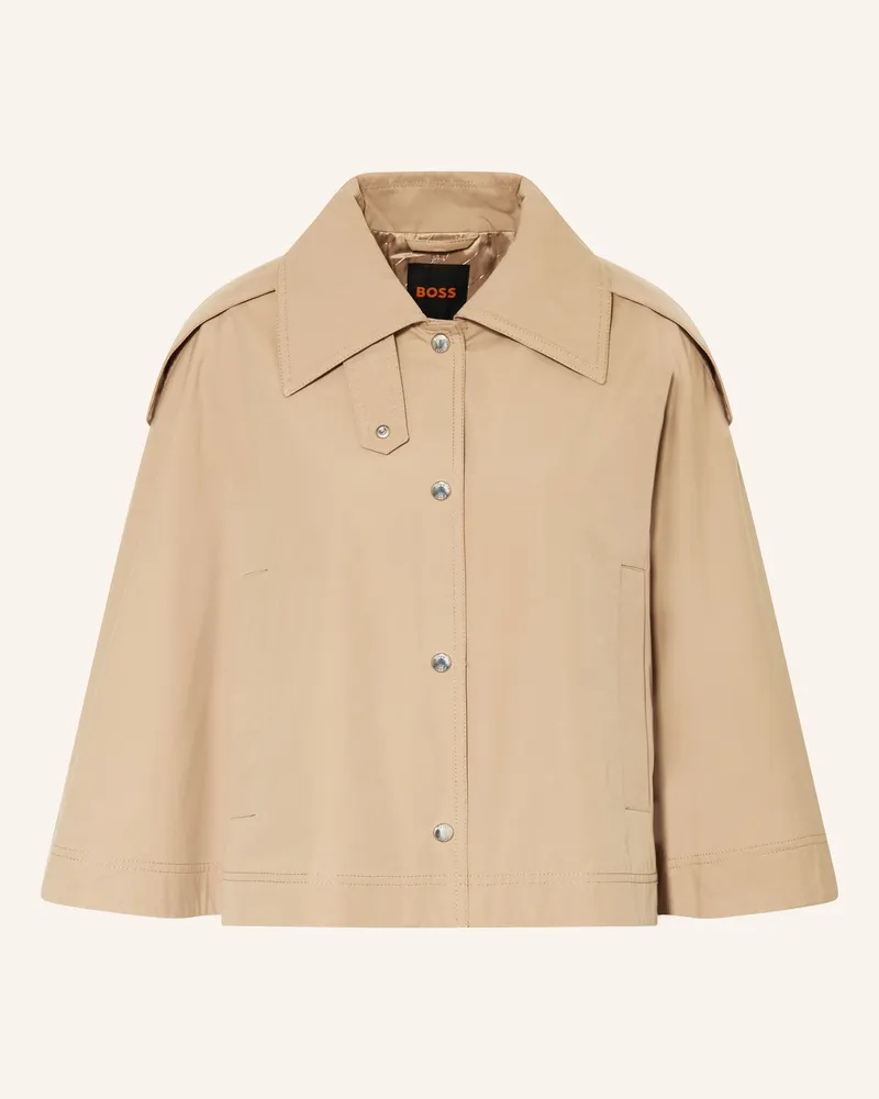 HUGO BOSS Cape Clari braun Camel