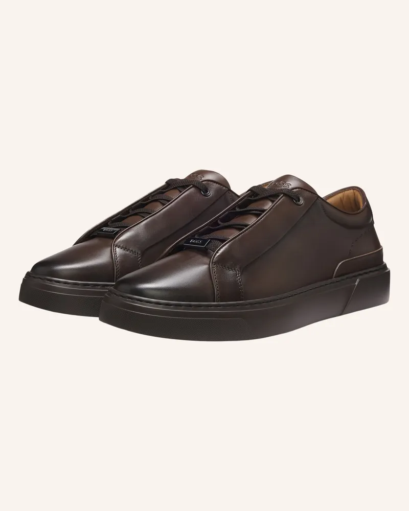 HUGO BOSS Sneaker Gary_Tenn_Buamf braun Dunkelbraun