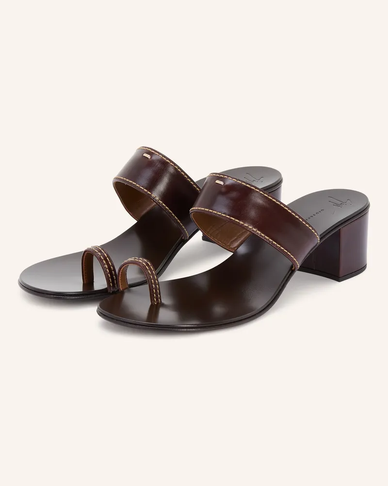 Giuseppe Zanotti Mules Rock braun Dunkelbraun