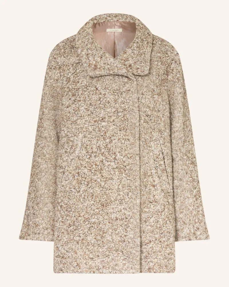 lilienfels Teddyfell-Mantel beige Creme