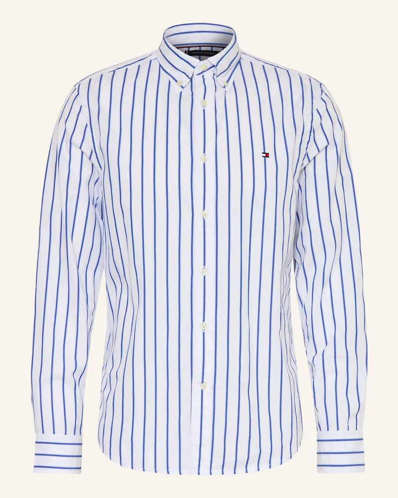 Tommy Hilfiger Hemd Comfort Fit blau Weiss