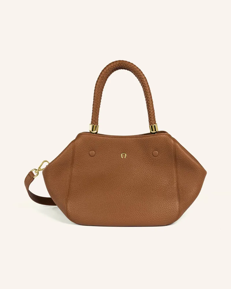 Aigner Handtasche Carre Soft braun Cognac