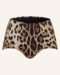 Dolce & Gabbana High-Waist-Bikini-Hose Braun