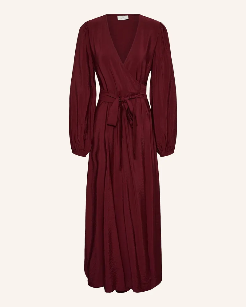 Kaffe Wickelkleid Kaelsie rot Rot