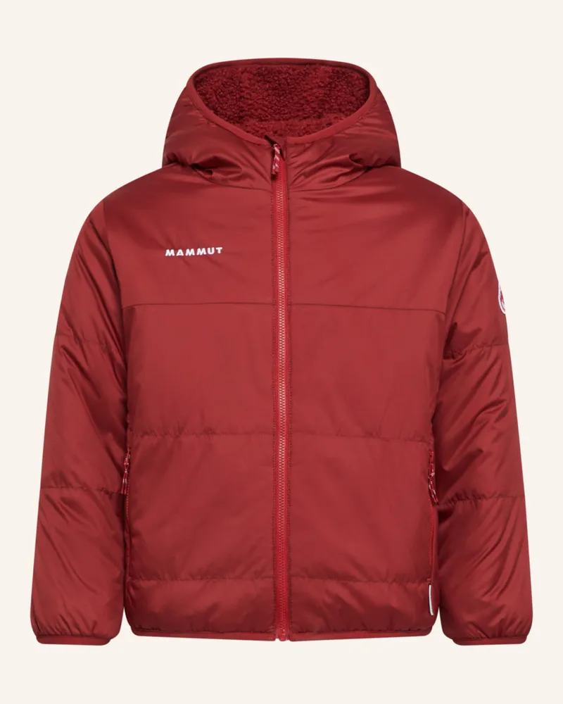 Mammut Daunenjacke Waymarker In Reversible Mit Kapuze rot Rot