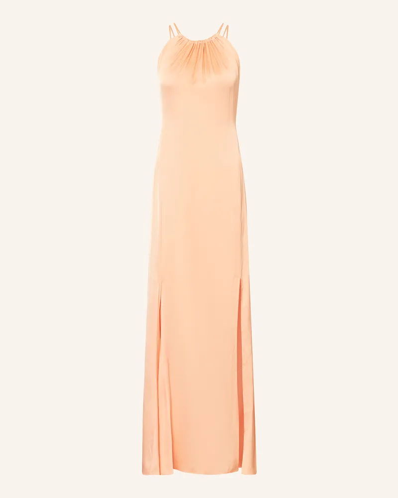 Reiss Satinkleid TALLIE Hellorange