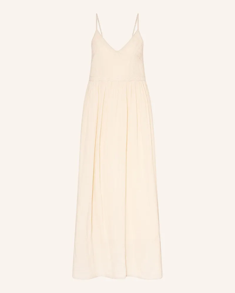 Y.A.S Kleid Mit Spitze weiss Creme