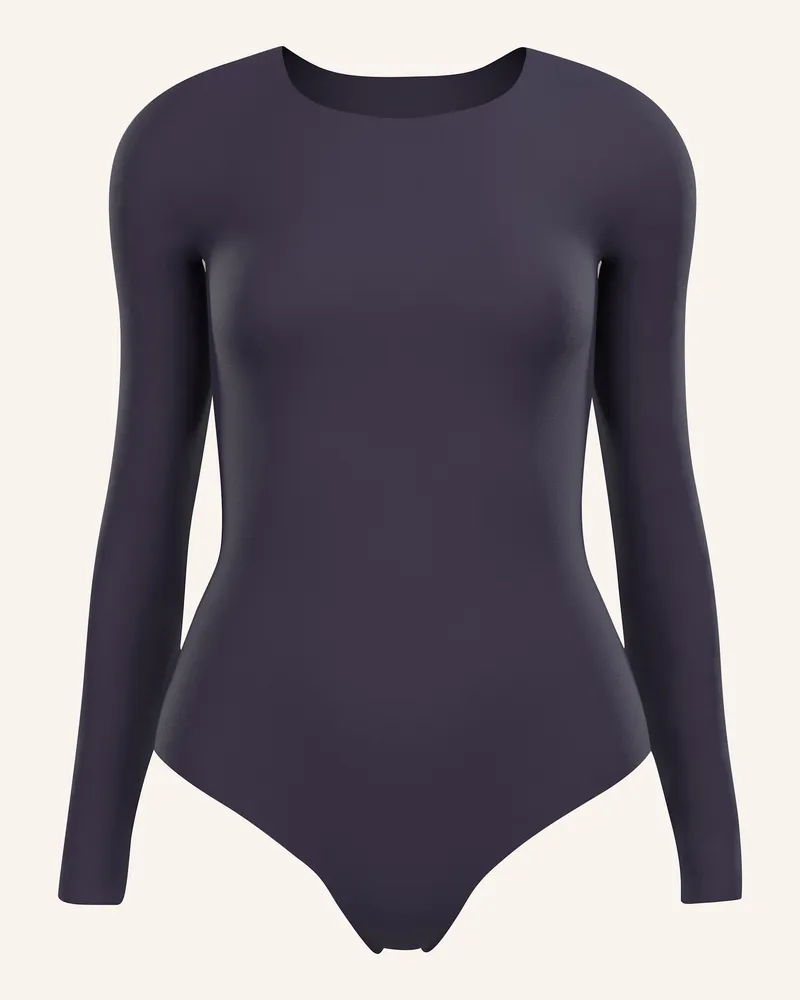 Wolford Body LONGSLEEVE STRING BODY Dunkelblau